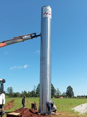 Wohnanlage-Nueva-Franconia-von-AlePar-SA-in-Campo9-Paraguay-mit-Wasserturm_2